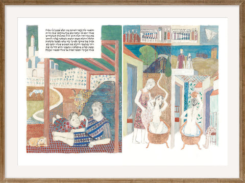 Ruth enters Boaz's tent: Comparisons