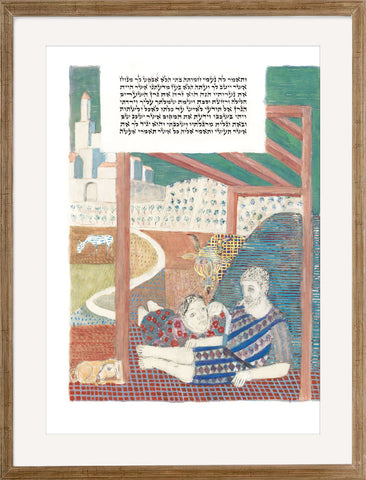 Ruth enters Boaz's tent