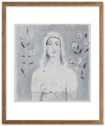 Young woman - Preliminary drawing